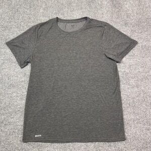 BN3TH Shirt Mens Large Gray Tagless Crew Neck Basic Tee Soft Lightweight